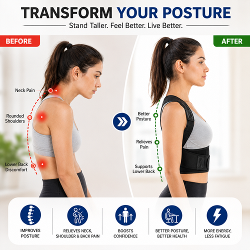 Adjustable Posture Corrector Belt