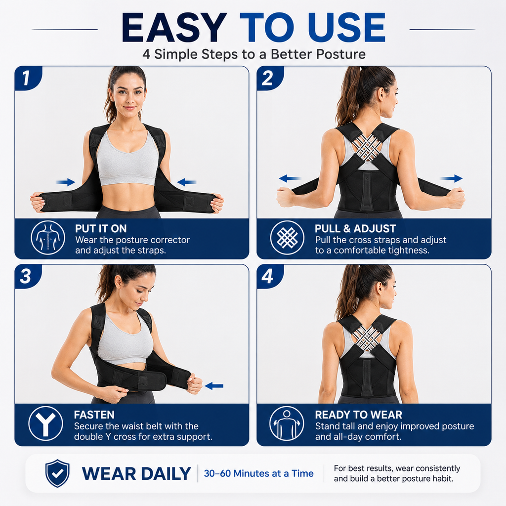 Adjustable Posture Corrector Belt